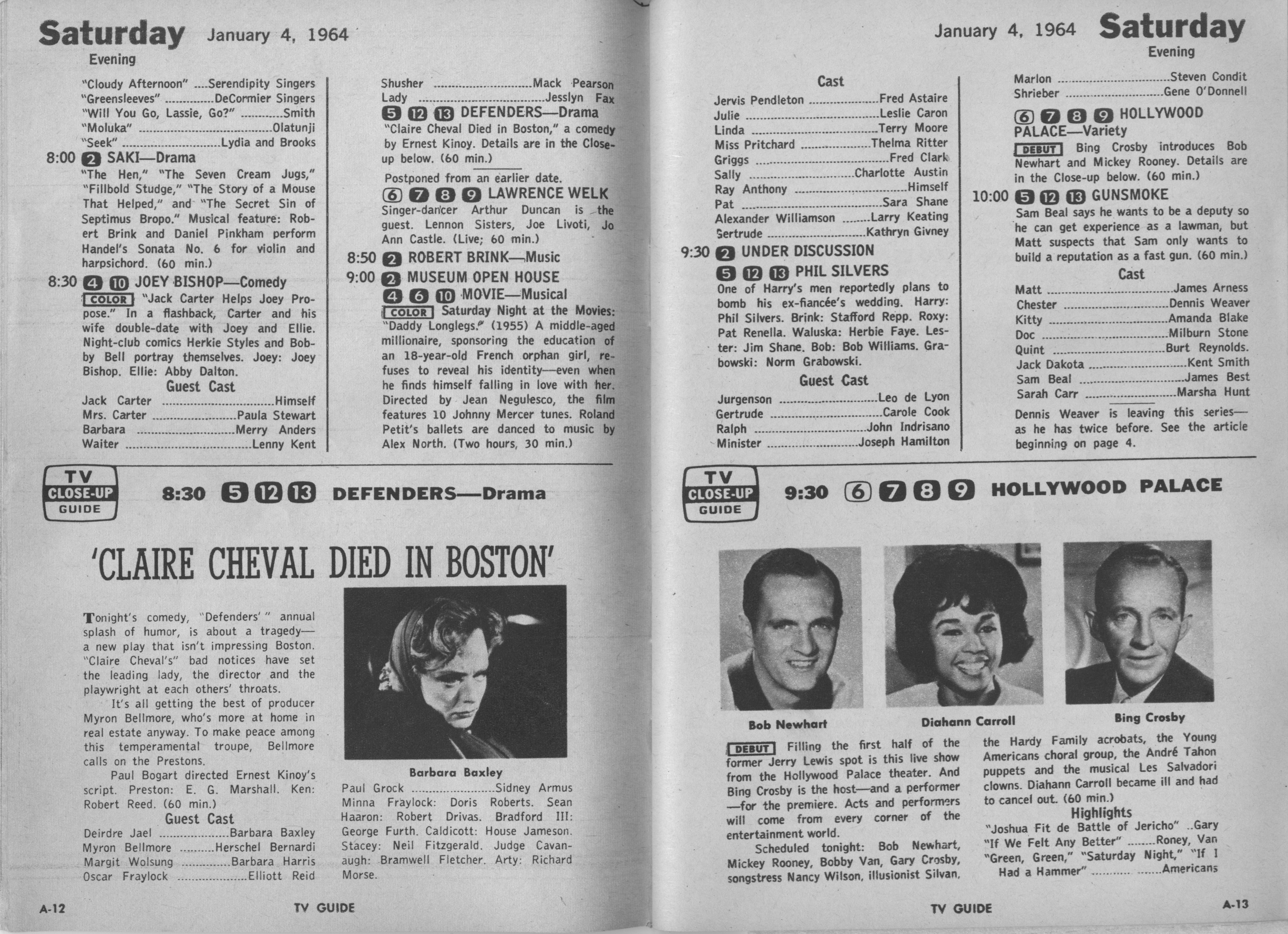 CTVA - US TV Listings - 1964